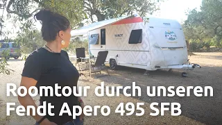 Wohnwagen einrichten – Tipps und Roomtour durch unseren Fendt Apero 495 SFB