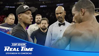 The Interesting Post-Fight Conversation Between Shakur Stevenson and Conceicao | REAL TIME EPILOGUE