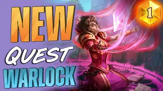 Breaking The Meta With *NEW* Quest Warlock - Hearthstone