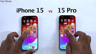 iPhone 15 vs 15 Pro - Speed Performance Test