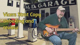 Vicers Strat copy unboxing and review