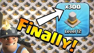 FINALLY 300 WALLS DONE!  TH12 Farm to Max | Clash of Clans