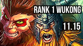 WUKONG vs OLAF (JUNGLE) (DEFEAT) | Rank 1 Wukong, Rank 5, 11/5/14 | BR Challenger | v11.15