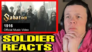 Sabton 1916 Motörhead Cover!!!! (US Soldier Reacts) *EMOTIONAL