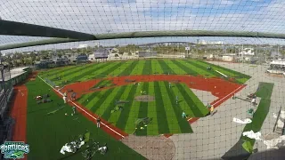 Timelapse: Returfing Jackie Robinson Stadium