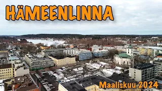 Hämeenlinna Drone 4k, March 2024, Finland