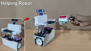 Helping Robot - for Hospital & Hotels Amazing science Project