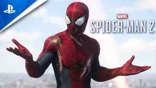 Maximum Suit Damage Marvel's Spider-Man 2 PS5 - Amazing Spider-Man 2 Suit