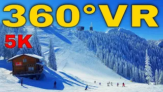 360° VR Poiana Brasov Revealed Car Tour Travel Vlog Visit Brasov Romania 5K 3D Virtual Reality HD 4K