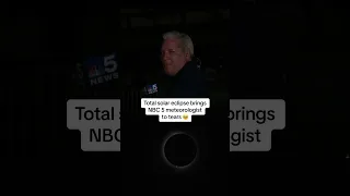 Total solar eclipse brings NBC 5 meteorologist to tears!