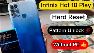 Infinix Hot 10 Play Hard Reset | Infinix Hot 10Play (X688B ) Pattern Unlock & Factory Reset💯 2023