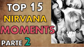 TOP 15 momentos inolvidables de Kurt Cobain y  Nirvana - PARTE 2