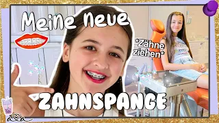 AVAS FESTE ZAHNSPANGE 🌸 SCHMERZEN, ROUTINE, ESSEN, ZAHNARZT, ZÄHNE ZIEHEN 💜 Alles Ava