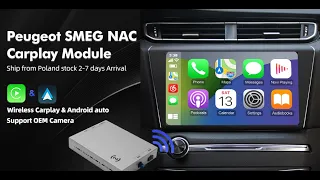 How to install SMEG Carplay & Android auto module - Fit for Peugeot Citron with SMEG SMEG+  MRN