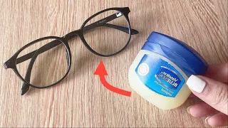 🔥 Apply VASELINE to the GLASSES and see what happens! |Tips365 |