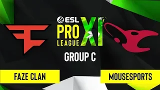 CS:GO - mousesports vs. FaZe Clan [Train] Map 2 - ESL Pro League Season 11 - Group C