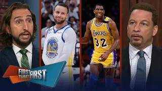 Steph Curry says he’s the best point guard ever over Magic Johnson | NBA | FIRST THINGS FIRST