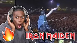 FIRST TIME WATCHING Iron Maiden - Fear of the Dark - Rock in Rio | TOO HYPE!!🔥🤯
