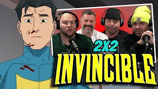 Lots of information was shared in this one. First time watching Invincible 2x2 reaction