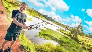 LEVEI ELE PRA CONHECER UM LAGO SECRETO