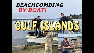 #BEACHCOMBING #SALVAGING AND #ROCKHOUNDING - By Boat! Cool Finds In The GULF ISLANDS!