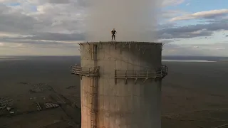 Tallest chimney in the world 420 meters KAZAKHSTAN 2023