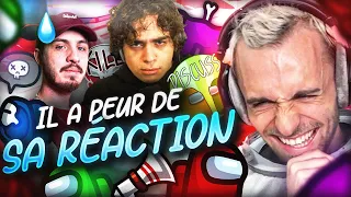 IL A PEUR DE SA RÉACTION ! 😂 (Among Us)