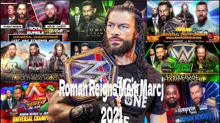 WWE ROMAN REIGNS Main Matches Highlights 2021