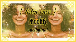 𝟑𝟐; regrow full set of healthy teeth subliminal ✧ 𝙡𝙞𝙨𝙩𝙚𝙣 𝙤𝙣𝙘𝙚, 𝙧𝙖𝙞𝙣 𝙫𝙚𝙧. •̩̩͙  𝒬𝒮