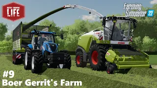 De Tweede Snee Gras HAKSELEN | Boer Gerrit's Farm #9 | FS22