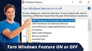 How to Turn Windows Features On or OFF on Windows 10/11