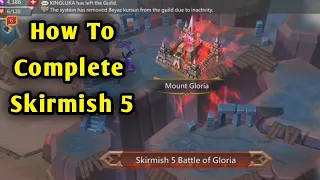 How to Beat Skirmish 5 Battle of Gloria in Lords Mobile | RPG Gaming 06 - Lords Mobile Gameplay
