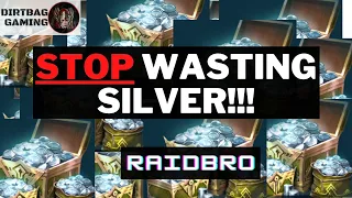 Raid shadow legends | Stop wasting your silver! | how to save silver on artifact trading