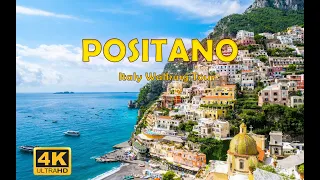 Positano Italy Walking Tour in 4K - Summer 2022 - Amafli Coast