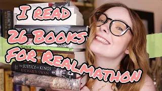 April Wrap Up  | I read 26 books for Realmathon ... | 2022