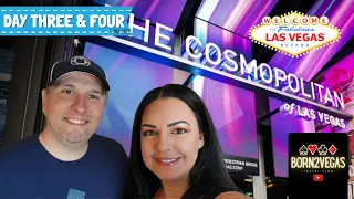 OVERLOOK GRILL & LOBBY BARS - Vegas Travel Vlog Days 3 & 4 - Cosmo | All Day Drinking  - May 2022