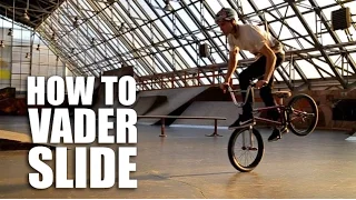 How to vader slide (How to vader footjam) - Как сделать вэйдер слайд | Школа BMX Online #43