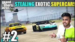 WE STOLE EXOTIC SUPERCARS FROM FIB l GTA V GAMEPIAY #2, techno games, darkness rises