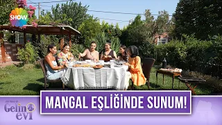 Hanife gelinin mangal eşliğindeki sunum masası! | Gelin Evi 923. Bölüm