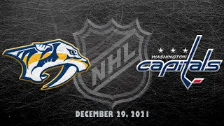 NHL Predators vs Capitals | Dec.29, 2021