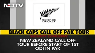 New Zealand Nix Pak Tour Over "Security Alert" Just Before ODI, To Return