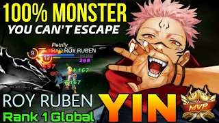 You Can't Escape Me! Yin Monster Offlane! - Top 1 Global Yin by ROY RUBEN - Mobile Legends