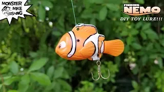 Finding Nemo Fishing Lure DIY Can we catch a Fish? | Monster Mike