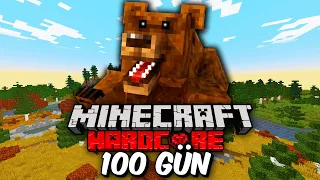 Minecraft Hardcore'da VAHŞİ Ormanda 100 Gün Hayatta Kalmak!