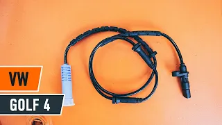 How to change front ABS sensor on VW GOLF 4 [TUTORIAL AUTODOC]