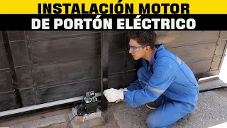 Instalación de motor eléctrico para portón I Taller del especialista