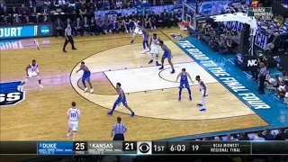 Kansas Attacking Duke's 41 Zone Defense