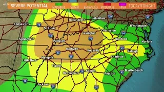 Severe weather possible for East Tennessee through the afternoon and evening