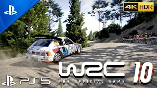 (PS5) WRC 10 FIA World Rally Championship Peugeot 205 T16 Evo Realistic Graphics Gameplay [4K HDR]