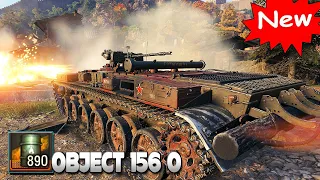 Flamethrower "Object 156 O" first excellent game - World of Tanks WoT NAGIB